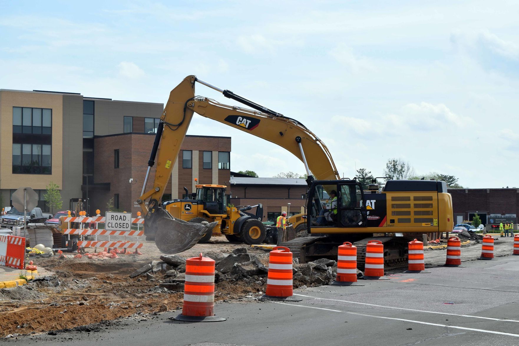 Portage construction shifts to phase 2